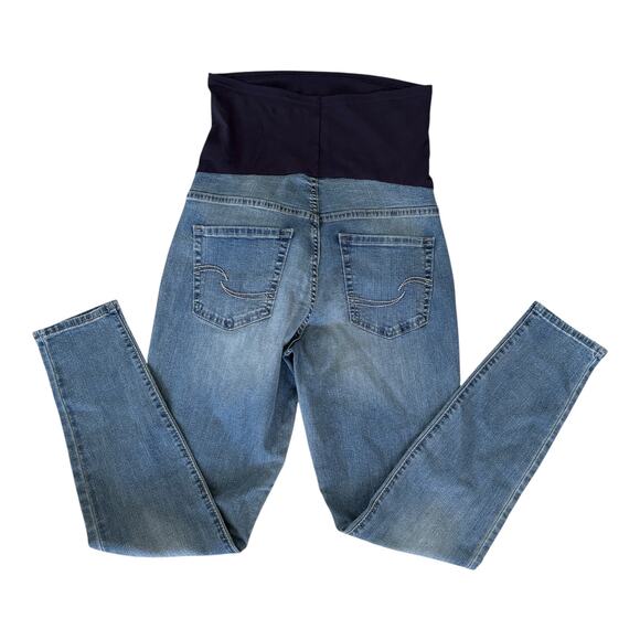 NWT Levi Strauss Signature Gold Maternity Skinny Jeans Simply Stretch Wash M - Picture 9 of 9